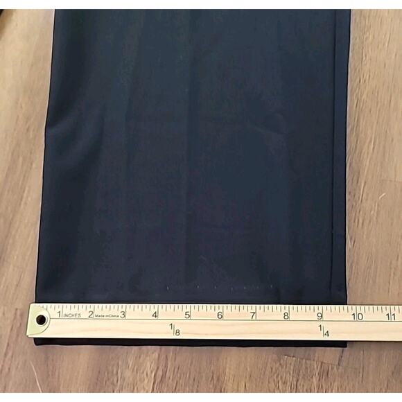 Chico’s Women’s 2S Black Straight Leg Dress Pants Office Career Short EUC - Picture 6 of 7